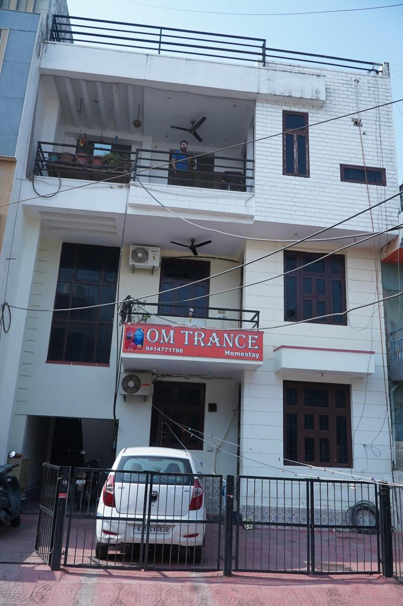 Om Trance Homestay Džajpur Exteriér fotografie